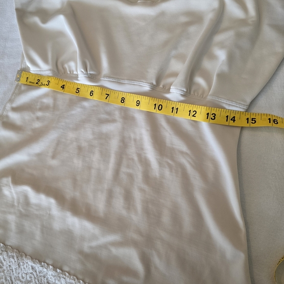 SPANX Hide & Sleek Shapewear Tank Lace Hem Scoop Neck Cream 1X - Picture 5 of 11